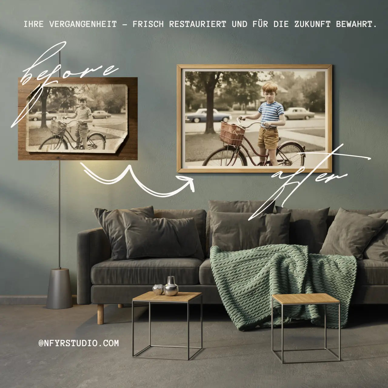 Risse, Flecken und Kratzer entfernt: Dein beschädigtes Foto wird wie neu – professionelle Restaurierung